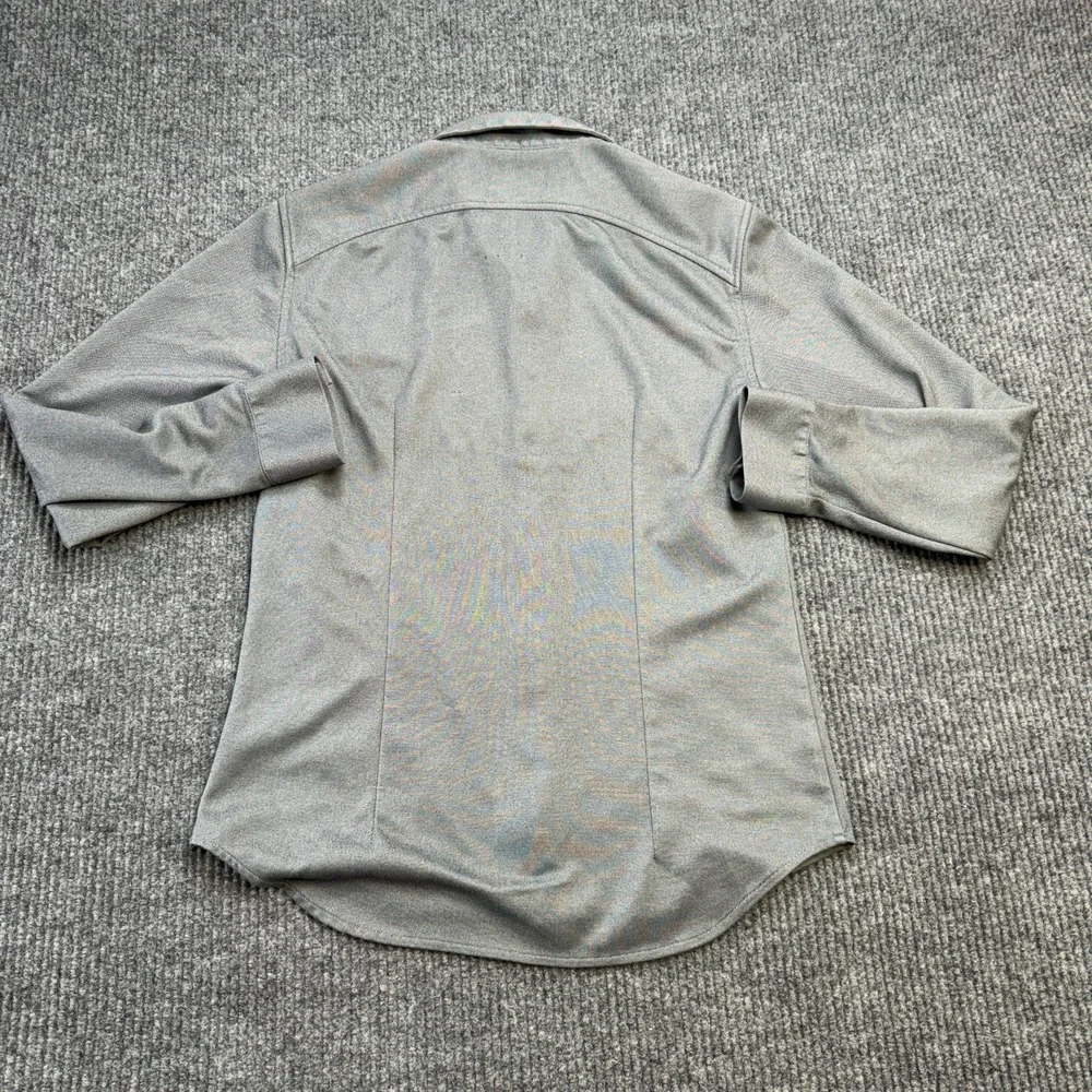 Ministry of Supply Apollo Shirt Mens Medium Slim Gray Performance Dress Commute - Picture 3 of 10